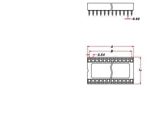 连接器   接插件  扁平I C    2.54mm    品牌SFA