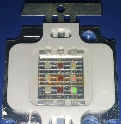 10W RGB 大功率全彩 大功率led LED七彩灯珠 大功率led发光二极管