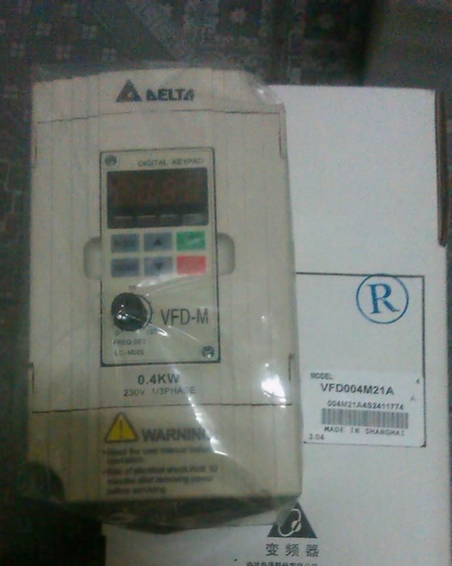供应全新/台达变频器/VFD004M21A 单相/220V/0.4KW/VFD004M21A