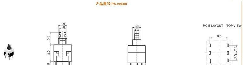 供应按键开关PS-22E08