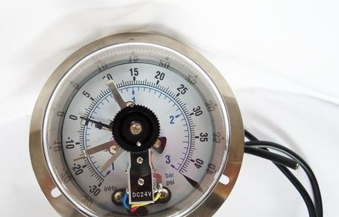 供应硫化机、橡塑机-1-3bar台湾款式电接点压力表
