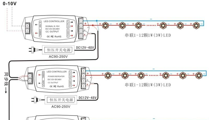 供应恒流0-10v调光驱动器 信号驱动器