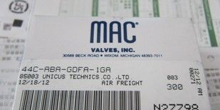 供应MAC 电磁阀44C-ABA-GDFA-1GA 原装