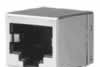 供应PCB板插座，网络接口插座 RJ45带灯带弹片 RJ45带滤波器 RJ45连接器