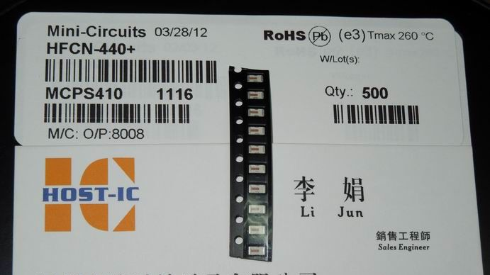 陶瓷滤波器 HFCN-440+