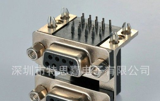 d-sub连接器 厂家直销FDB1803-FF双层