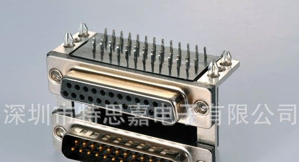 双层d-sub连接器，厂家批发FDB3704-F0