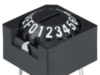 供应OMRON/欧姆龙 DIP开关  ROTARY DIP SWITCH HEX TYPE 0-15   A6A-16R