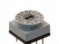 供应 Apem Inc. DIP开关 SWITCH ROTARY DIP 16POS STR   PT65103