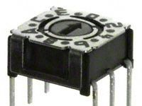 供应Apem Inc. DIP开关 SWITCH ROTARY DIP 16POS STR T/H   P36103