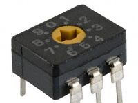供应 Omron /欧姆龙 DIP开关 SWITCH ROTARY DIP BCD TOP ADJ  A6C-10R(N)