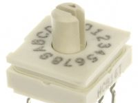 供应 Grayhill Inc DIP开关 SWITCH HEX ROTARY DIP THRU HOLE  94HCB16T