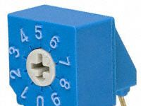供应 Copal  DIP开关 SWITCH ROTARY DIP 10-POS SIDE   S-2011A