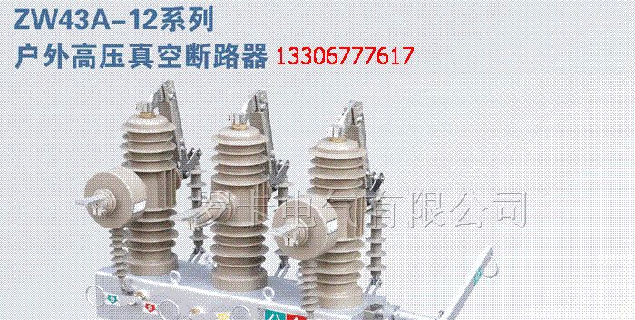供应ZW43-12、ZW43-12G系列柱式户外高压真空断路器