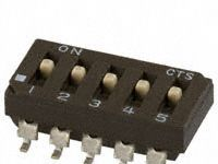 供应  CTS DIP 开关/ SIP 开关 SPST 5 switch sections  219-5LPST