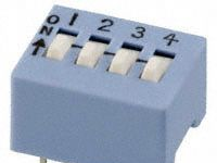 供应 CTS DIP 开关/ SIP 开关 SPST 4 switch sections 206-4