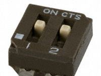 供应 CTS DIP 开关/ SIP 开关 SPST 2 switch sections 219-2MST