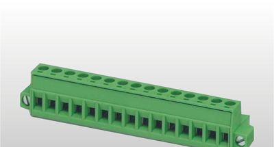 供应插拔式PCB接线端子排，间距5.00mm