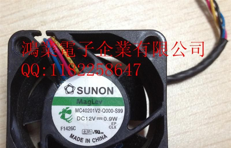 供应SUNON 建准MC40201V2 12V 0.9W MC40201V2包好包测散热风扇