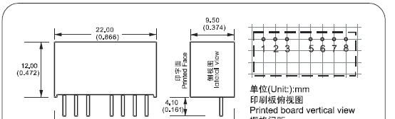供应供应KW2-05S05E3 宽电压输入，隔离稳压输出，2W DC-DC电源模块 22.00*9.50 *12.00mm