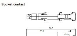 供应JST连接器 SLF-41T-P1.3E SLF系列压接端子