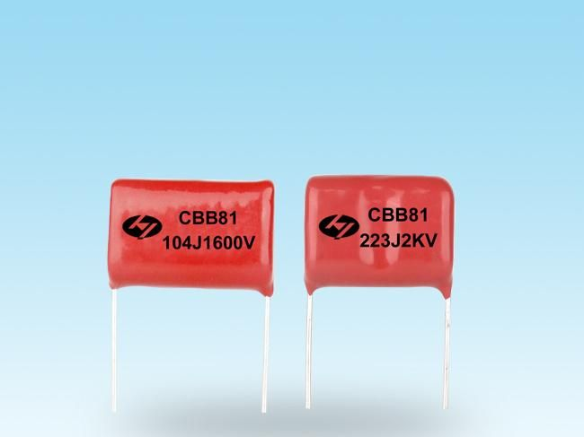 CBB81金属化聚丙烯膜电容器，专为彩电行逆程电路设计