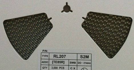 供应大量批发S2M二三极管 RL207 B型  价格优势