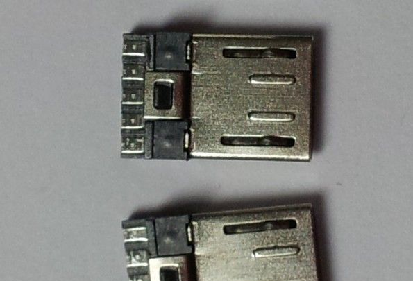 供应micro usb 5PIN （V8手机连接器）超短10.5长 超薄2.6厚