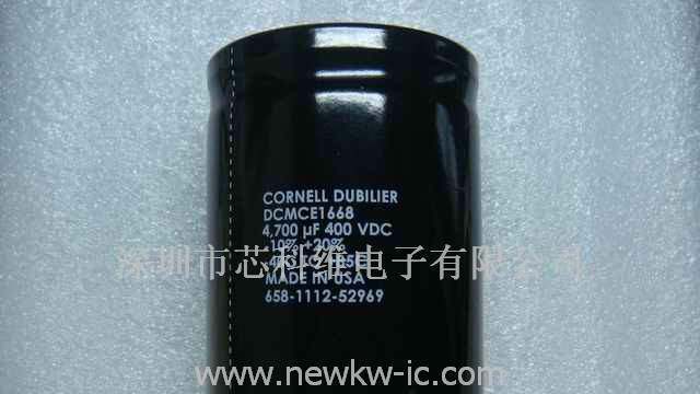 供应DCMCE1668_DCMCE1668美国CDE铝电解电容_4700UF 400V铝电解电容