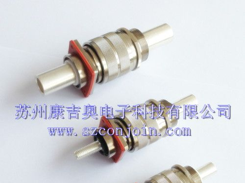 推拉自锁单芯1芯300A大电流航空插头插座后备电信电源储能圆形连接器