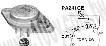 供应功率放大器PA241CE　8P/TO-3 (ROHS)　51518