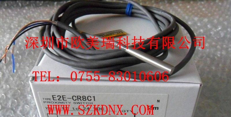 供应E2E-CR8C1直流三线式屏蔽型接近传感器