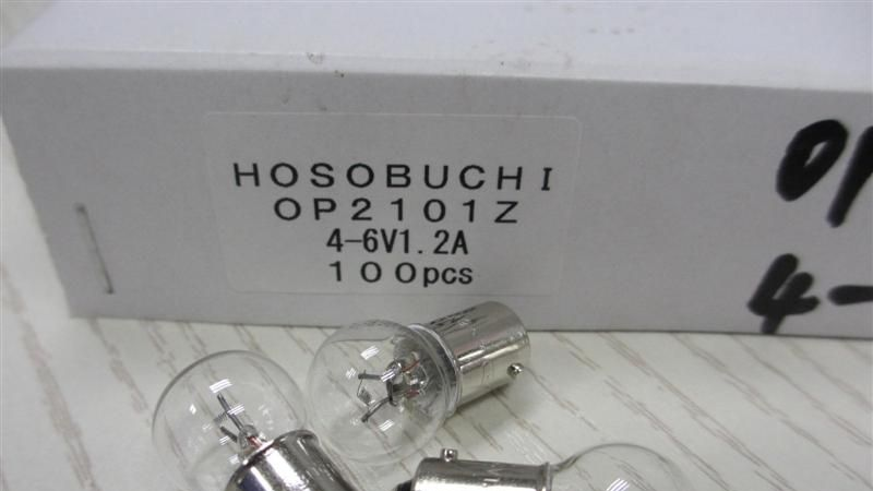 供应系统推荐HOSOBUCHI卤素灯泡 OP2101Z 4-6V1.2A