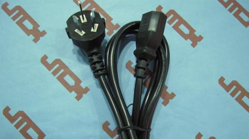 供应【慈达】欧标 三插电源线3*0.75平方*1.8米 品字尾 双头 纯铜