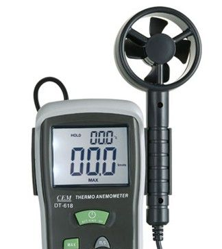 供应CEM华盛昌DT-620风速计+红外测温仪DT620