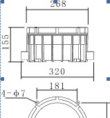 SBD1107-QL40免维护节能防爆吸顶灯