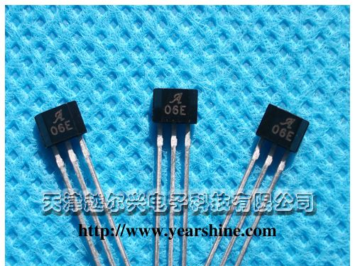 供应单极霍尔元件A1106EUA  插片式霍尔A1106E 06E