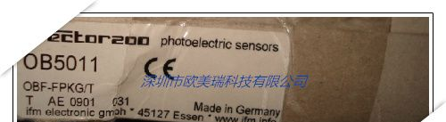 IFM  OB5011  OBF-FRKG/T 《全新盒装传感器》