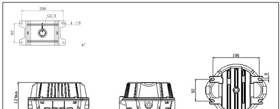 WF220L 固态防眩通路灯