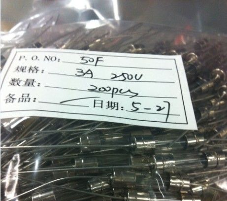 供应玻璃管电流保险丝双帽250V