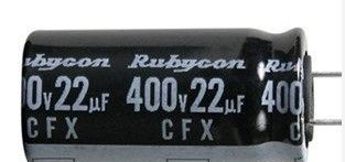 供应红宝石插件电解电容22UF/400V  13*25