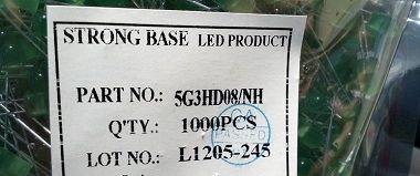 现货供应 隆达光电  发光二极管  5mm 插件LED  绿发绿 无卤素 波长570nm 无卤素
