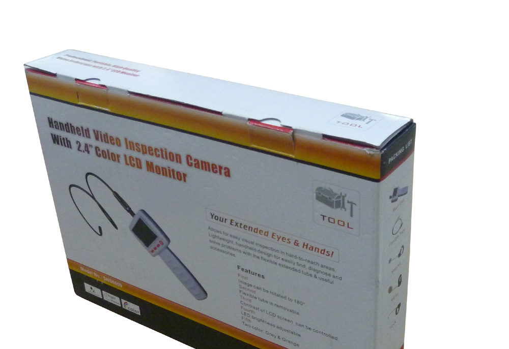 Chinsources品牌 99D 5.5mm 1米/2米/3米微型视频汽车内窥镜管道内窥镜工业内窥镜