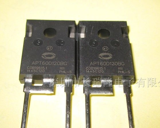 供应全新原装进口大功率开关电源用快恢复二极管 APT60D120BG