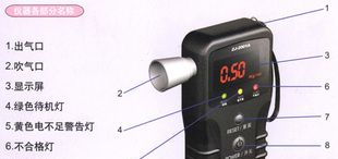 韩国卡利安ZJ2001A型数码酒精检测仪山东供应商