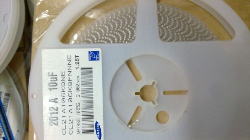 代理三星贴片电容0805 102J 100PF NPO COG 5% 50V 500V