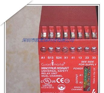 英国GUARD MASTER安全继电器MSR6R/T24VAC/DC PART:23017