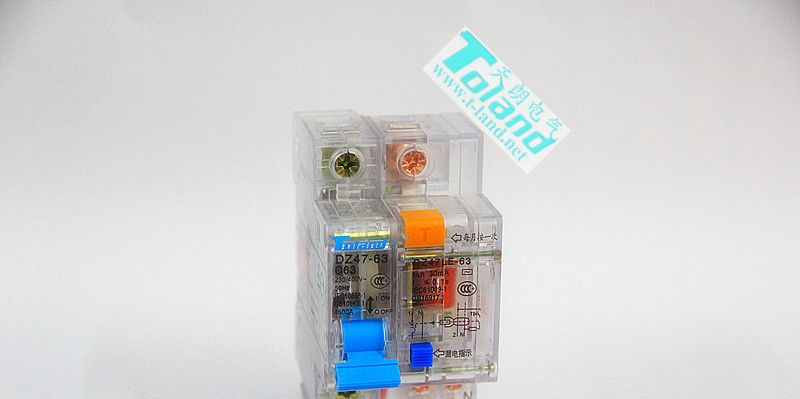 透明漏电断路器