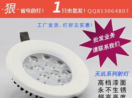 厂家直销led筒灯，led射灯led节能灯