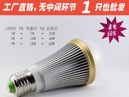 LED灯泡限时促销，三个包邮！